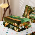 thumbnail image 5 of catabedysis Retro Camper Zipper Twin Comforter Sets with Fitted Sheet and 2 Pillowcases,Camp Life Print Zipper Bedding Set For Boys,Multicolor,Polkadot Reversible,4-Piece, 5 of 7