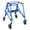Blue, variant on 4 Wheel Klip-Lightweight Medical Posterior Rollator Walker/Gait Trainer for Toddlers, Kids, Teens w/Special Needs-Flip Up Seat, 8 Inch Wheels, Front Swivel Wheels, Height Adjustable, Foldable