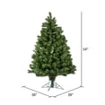 thumbnail image 3 of Vickerman 4.5' x 38" Oregon Fir Outdoor Artificial Christmas Tree, Unlit, 3 of 5
