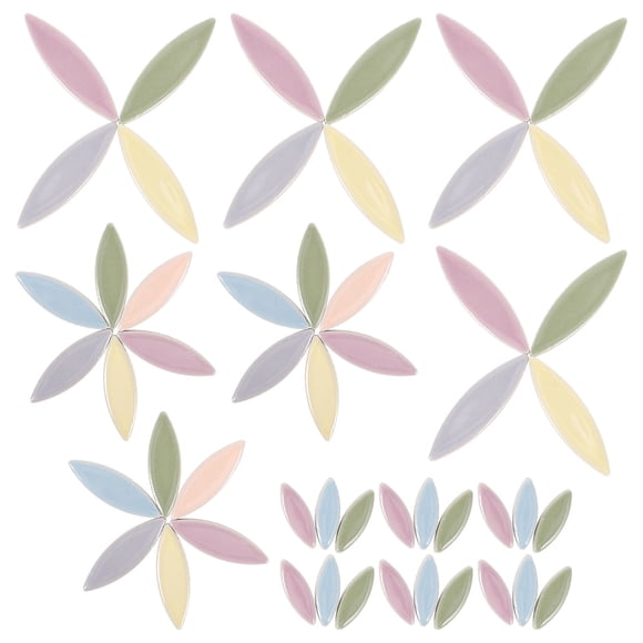 SKISUNO Ceramic Petal Tiles Multicolor Para Y Suministros DIY Fácil De Usar