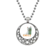 thumbnail image 1 of Sonrisa perros mascotas blanco Collares Colgante Retro Moon Stars Jewelry Unbranded M, 1 of 3