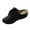 Black, variant on Women's Flat Sandals, Summer Breathable Footwear for Women, Womens Fashion Versatile Closed Toe Lace Up Wedge Casual Wide Size Soft Bottom Cut Out 1-Strap Beach Recent Trend Slides