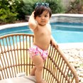 thumbnail image 4 of Ruffle Snap Reusable Absorbent Swimsuit Diaper-Pink Sealife, 4 of 6