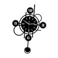 thumbnail image 4 of Reloj de pared con péndulo, decoración para el hogar, regalo, acrílico, resistente, reloj colgante. Negro 40cm, 4 of 9