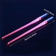 thumbnail image 3 of Hobeauty 10 inch 1 Pair LED Illuminated Food Chopsticks Reusable Food Grade Smooth Surface Eye-catching Wear-resistant Lightweight BPA Free LED Luminous Chopsticks Kitchen Tool, 3 of 12