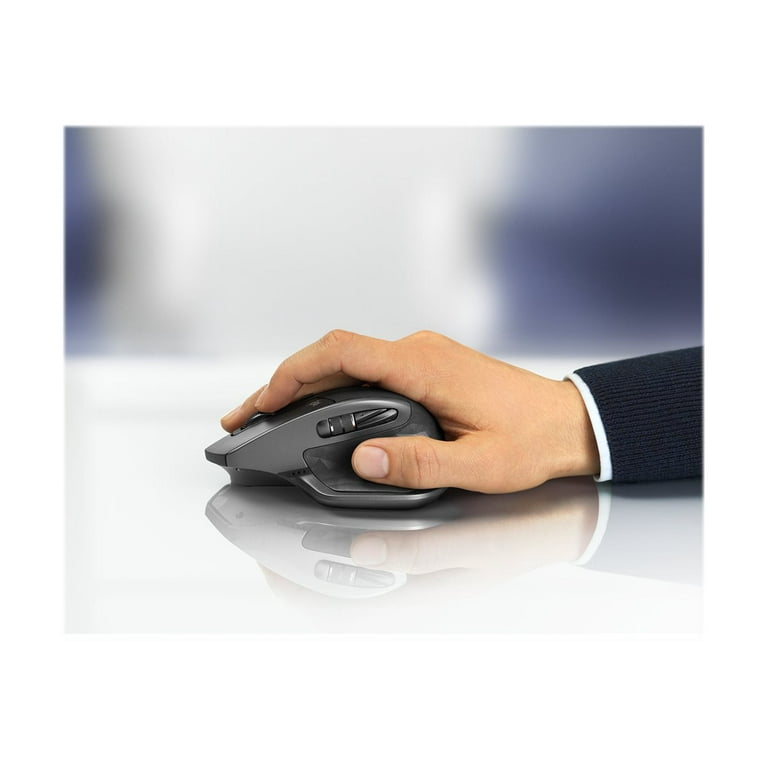 Logitech MX Master 2S - Mouse - laser - 7 buttons - wireless - 2.4 GHz, Bluetooth - USB Logitech Unifying receiver - graphite Logitech MX Master 2S - Mouse - laser - 7 buttons - wireless - 2.4 GHz, Bluetooth - USB Logitech Unifying receiver - graphite