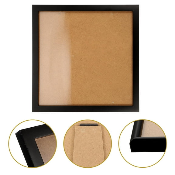 OUNONA  Family Frames Wall Decor Photo Wooden Picture Informative Creative Office