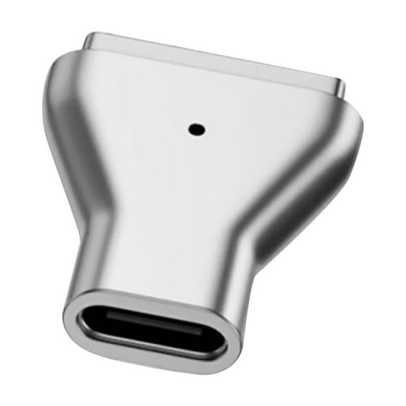 JIAHAOO Magsafe 2 Adapter to USB C Magnetic Charger for Air Pro Nickel Plated Durable 5A White