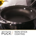 thumbnail image 2 of Wolfgang Puck 9-Piece Stainless Steel Cookware Set; Scratch-Resistant Non-Stick Coating, 2 of 5