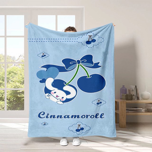 Cartoon Soft Double Flannel Blanket, Super Soft Blanket, 3D Printing, Suitable For Living Room, Sofa-SinKeeU