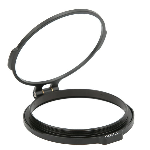 Aramox Support de Filtre d'Objectif Robuste Durable Interrupteur Rapide Multi Tailles Adaptateur d'Objectif Pratique pour Zoom Prime Grand Angle, Support de Filtre, Accessoire de Caméra