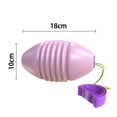 thumbnail image 2 of Sliding Zoom Ball Toy and Fitness Game for Kids with Long, Nylon Rope and Heavy-Duty Plastic Grip Handles, Reverse Tug of War, Occupational Therapy, and Active Play, 2 of 5