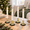 White-Window Candle with Timer, variant on 9in Electric Window Candles With On/off Plug In Led 4pk