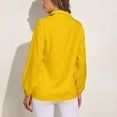 thumbnail image 2 of Gold Long Sleeve Blouse Woman Streetwear Casual Shirts Summer Oversize Woman Streetwear Clothing Birthday Present, 2 of 7