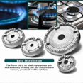 thumbnail image 4 of Stove Burner Cap Set, Upgraded Gas Hob Crown Cover, Durable Cooktop Accessory for Kitchen Use, 4 of 5