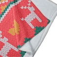 thumbnail image 2 of Cobija Manta Frazada Juana Gallo Diseño de Suéter Navideño Ultra Suave y Ligera, 2 of 5