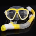 thumbnail image 4 of TFixol Gafas de esnórquel Juego de esnórquel Máscara de esnórquel de vidrio templado antivaho, 4 of 8