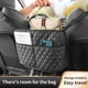thumbnail image 4 of Xiao Hua Bolsa de malla para almacenamiento de coche, bolsa colgante para almacenamiento del asiento delantero, bolsa de almacenamiento multifuncional para coche, 1 pieza, 4 of 4