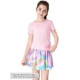 thumbnail image 2 of Cooltree Trendy Girl Skort - Multicolored Tie - Dye Print Summer Skirts with Shorts Size 14, 2 of 7
