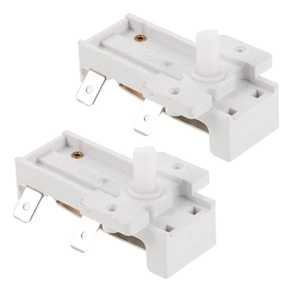 Mobestech 2Pcs White Thermostat Controller Kit for Portable Heater with Stable and Quiet Temperature Control