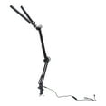 thumbnail image 1 of Lampe de Table Pliante, 10 Niveaux de Luminosité Réglage Multi-Angle Double Tête Lampe de Table LED Double Tête pour Hôtel pour Chambre pour École pour Bureau, 1 of 8