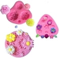 thumbnail image 1 of Flower Cake Fondant Molds, Mini Flower Silicone Molds, Rose Flower Mold, Daisy, 1 of 5