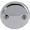 Chrome, variant on Universal Bathtub Overflow Drain Face Plate 2 Hole Tub Overflow Drain Plate Matching Screws(Matte Black)