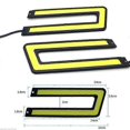 thumbnail image 2 of 1 unidad de luz LED COB en forma de U de 12 V para coche, luz diurna/antiniebla, 2 of 5
