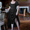 thumbnail image 1 of Styesk Robes pour Femmes Grande Taille Steampunk Gothique Robe à Manches Courtes, 1 of 9