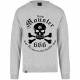 thumbnail image 1 of Playera Gris Manga Larga Grande Logo Kingmonster, 1 of 3