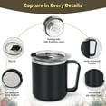 thumbnail image 3 of Electric Coffee Mug Warmer with 15oz Cup, 5-Temperature Settings, Digital Display & Timer, 3 of 6