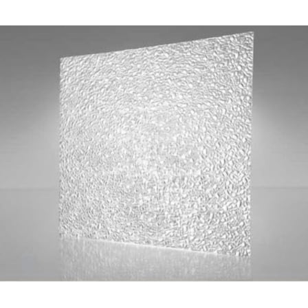 Fluorolite Plastics Clear Acrylic Cracked Ice Flat Panels for Kitchen | Replacement Light Panels | 0.070″ Thickness (22.5" X 46.5", Clear - 5 Pack)