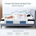 thumbnail image 4 of Fyaslt  Full Size Mattress, 12 Inch Memory Foam Hybrid Mattress in a Box with Individual Pocket Spring for Motion Isolation & Silent Sleep & Pressure Relief, CertiPUR-US,100 Nights Trial, 4 of 6
