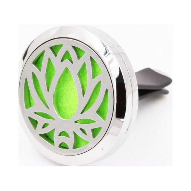 Mobutofu Car Smell Freshener Diffuser Clip Stainless Steel Assorted Color for Driving 1 Set