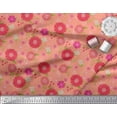 thumbnail image 3 of Soimoi Poly Georgette Fabric Leaves & Floral Artistic Print Fabric by Yard 52 Inch Wide, 3 of 3