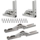 thumbnail image 1 of Folding Bracket, 4PCS Foldable Console Bracket, Folding Shelf Brackets Load, Heavy Duty Retractable Folding Console Bracket Shelf Bracket for Table To, 1 of 4
