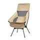 thumbnail image 5 of Silla columpio para acampar, mueble compacto con respaldo alto, silla portátil, telescópica Beige, 5 of 9