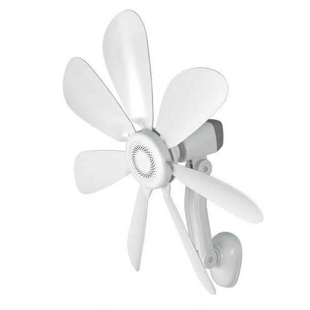 Ventilador eléctrico pequeño de pared para el hogar, para dormitorio, baño, cocina, sin necesidad de perforar agujeros