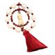 thumbnail image 5 of Colgante de Buda de madera para coche, decoración de 55 cm de largo para espejo retrovisor. Borlas Rojas, 5 of 9