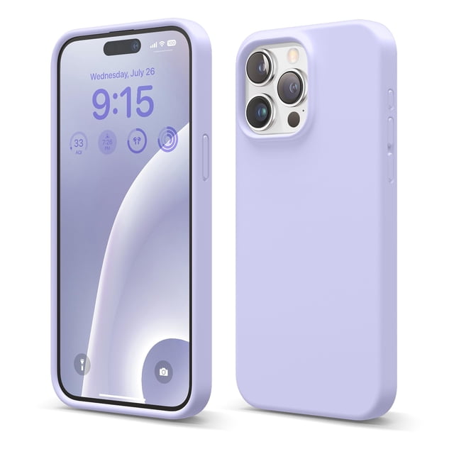 Funda Elago Liquid Silicone para iPhone 15 Pro Max Púrpura