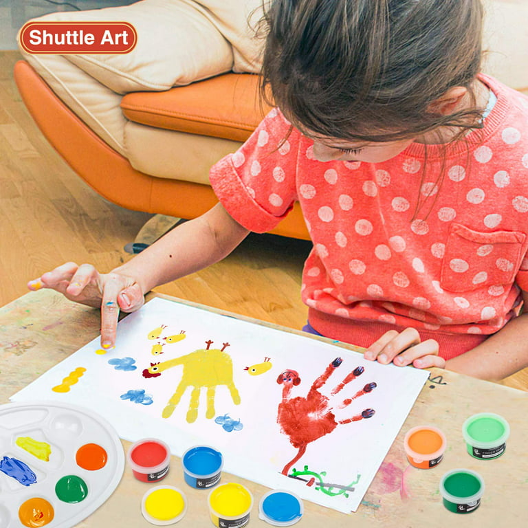 Washable Finger Paint Set Kids Painting Kit And Book Kids Washable Finger  Painting Set For Children Kids Ages 4-8 Boys And Girls - AliExpress