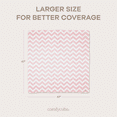 thumbnail image 5 of Comfy Cubs Muslin Swaddle Blankets - Neutral Receiving Blanket, Wrap for Boys & Girls (Pink), 5 of 7