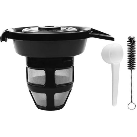 

Reusable coffee filter Compatible with Hamilton Beach FlexBrew 49979/ FlexBrew 2 Way Reusable Coffee Capsule with Coffee Spoon with Brush
