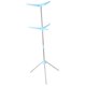 thumbnail image 4 of Perchero plegable para secar ropa, percha de almacenamiento de prendas con trípode para interiores y exteriores. Azul 2 capa, 4 of 9
