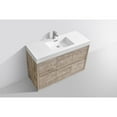 thumbnail image 4 of Kubebath Bliss 48" Nature Wood Free Standing Modern Bathroom Vanity, 4 of 6