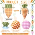 thumbnail image 2 of Dalrosia Easter Carrot Gift Bags Easter Fabric Drawstring Bag Carrot Candy Goody Bags Treat Bags for Spring Basket Stuffers Egg Hunt Outdoor Party Favor Supplies, 2 of 5