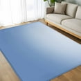 thumbnail image 4 of Light Blue Ombre 8x10 Area Rugs, Modern Rustic Aqua Gradient Non-Skid Rubber Backing Large Rectangle Rugs - Living Room Bedroom Home Office, Indoor Floor Mat Carpets Washable Rug, 4 of 9