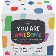 Dessie® 40 Motivational Cards with “You Are Awesome” Inspirational Messages, 2.5” x 2.5”