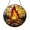 Acrylic 3.5 Inch, variant on Fire Flame Stained Glass Style Window Suncatcher1901