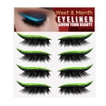 thumbnail image 2 of Fake Eyelash Eyeliner Sticker Kit - 2 in 1 Reusable Lash Stickers 4 Pair Self Adhesive Cat Eye False Eyelashes Makeup Set for Women Party Halloween Cosplay Birthday Beauty Gift Set, 2 of 6